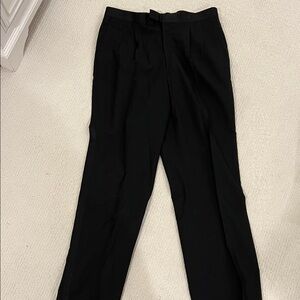 Tuxedo pants  and blazer black 34 regular striped down the side of pants
